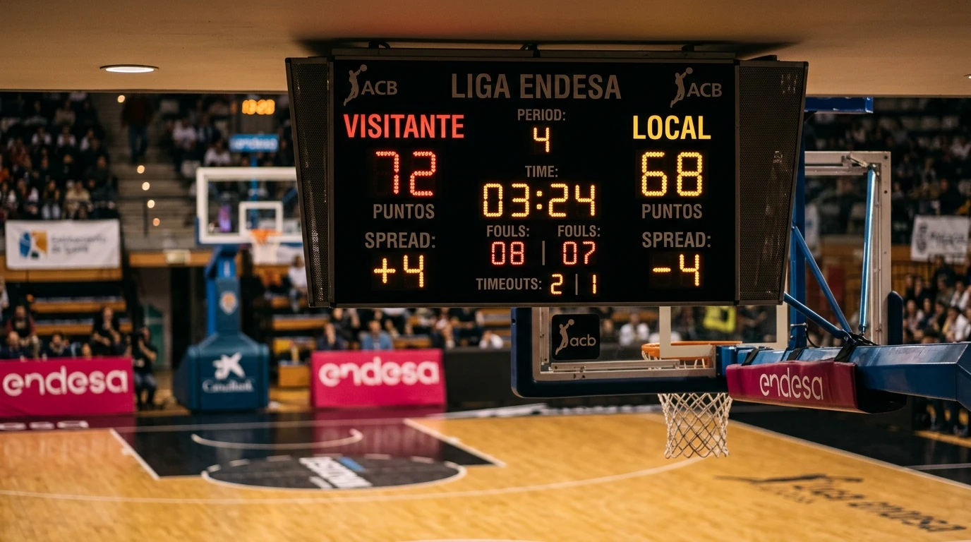 Análisis de handicap en apuestas de baloncesto de la Liga ACB